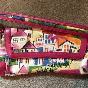 The Sak Pink label clutch purse 5x5x12